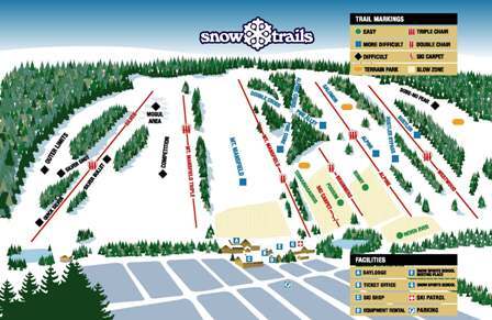 Snow Trails Piste / Trail Map