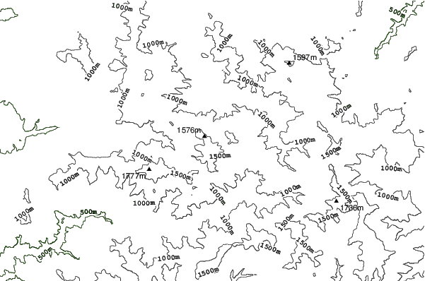 Mt Stirling neighbourhood contours