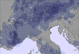 Mapa de Nieve de Alps (3 Días)