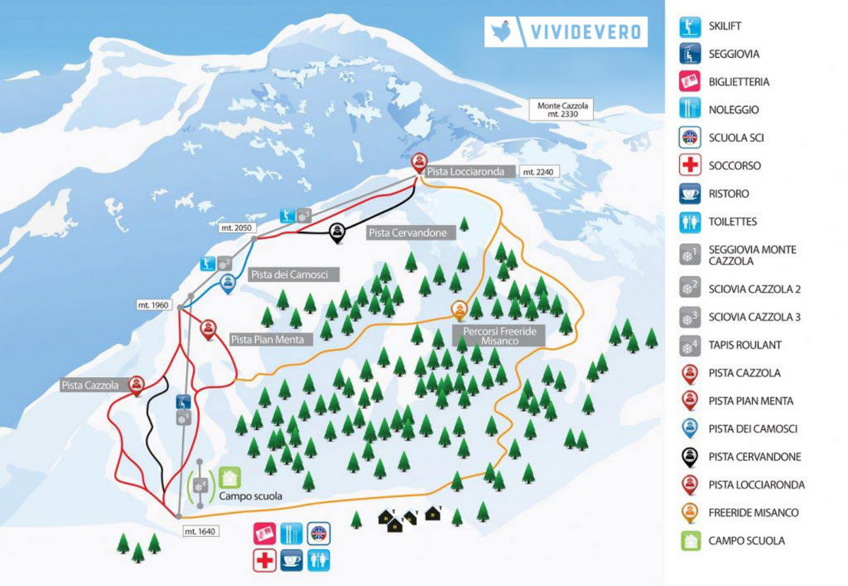Alpe Devero Piste / Trail Map