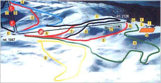 Campo Imperatore Piste / Trail Map