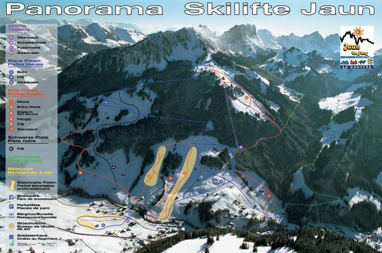 Jaun Piste / Trail Map