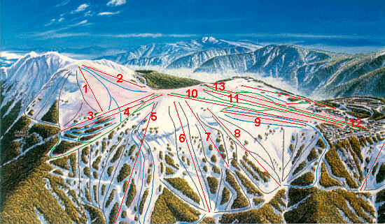 Mount Buller Piste / Trail Map