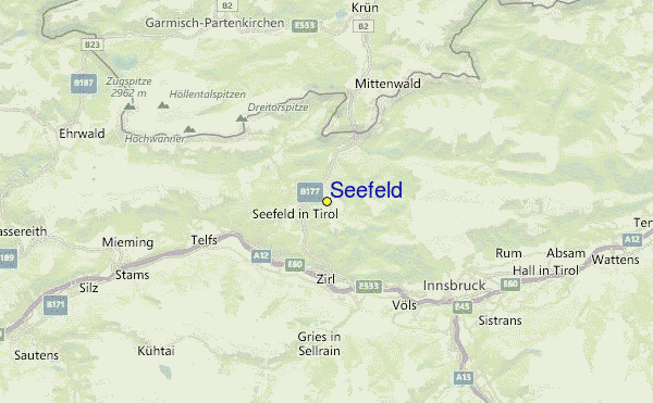 seefeld mapa Seefeld Información del Ski Resort,condiciones de nieve,Seefeld  seefeld mapa