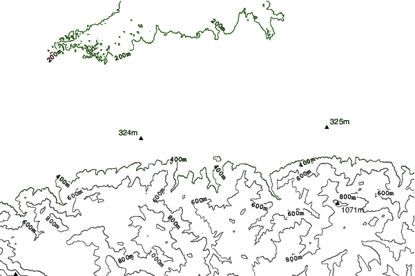 Belokurikha Ski Resort neighbourhood contours