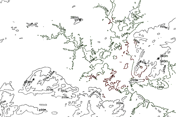 Blue Marsh neighbourhood contours