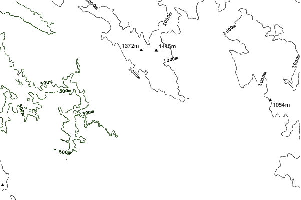 Bodenmais/Silberberg neighbourhood contours