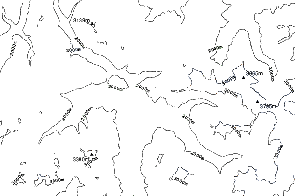 Bormio neighbourhood contours