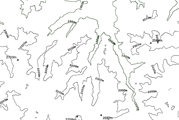 Cauterets neighbourhood contours