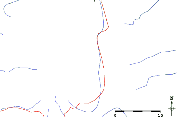 Roads and rivers close to Cooper Spur