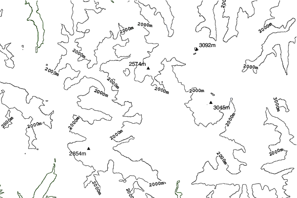 Formigal neighbourhood contours