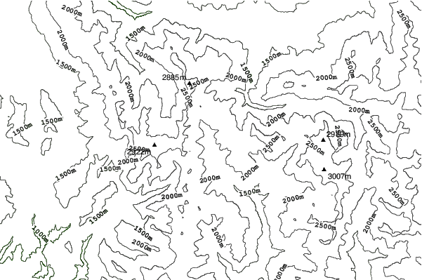 Val d’Allos – La Foux (Espace Lumière) neighbourhood contours