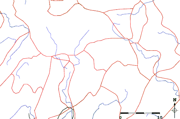 Roads and rivers close to Geihoku Bunka Land