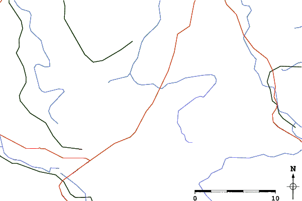 Roads and rivers close to Halblech