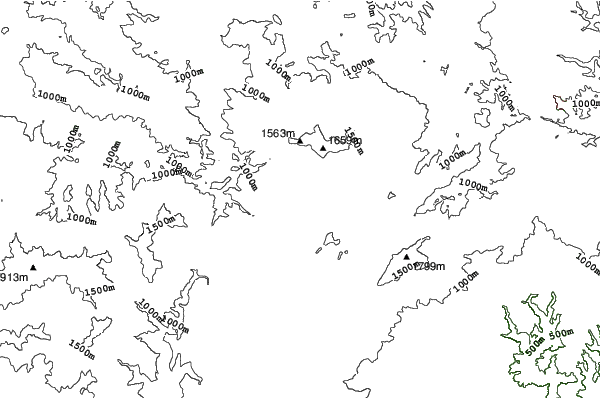 Hawksnest neighbourhood contours