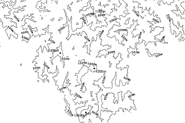 Ibi Kogen neighbourhood contours
