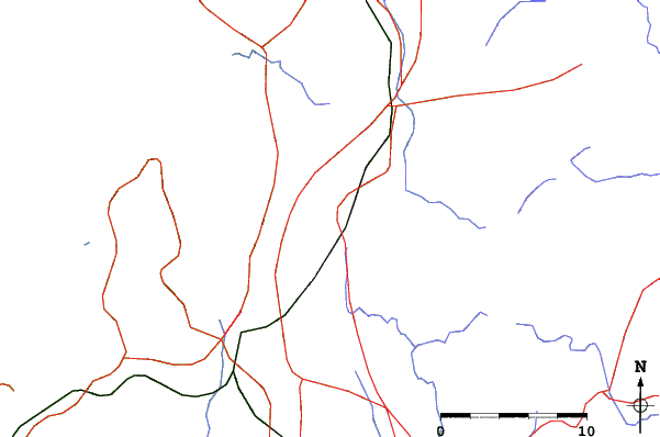 Roads and rivers close to Imajo 365