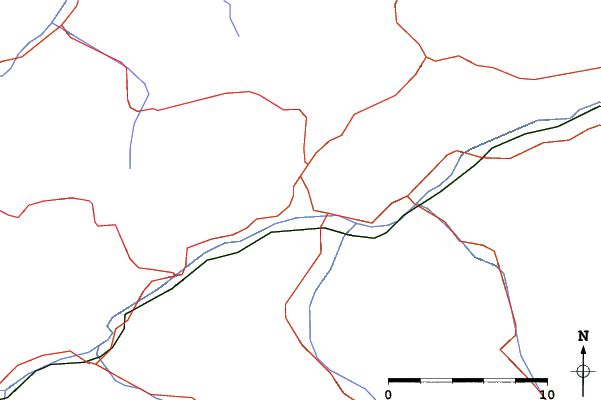 Roads and rivers close to Imster Bergbahnen