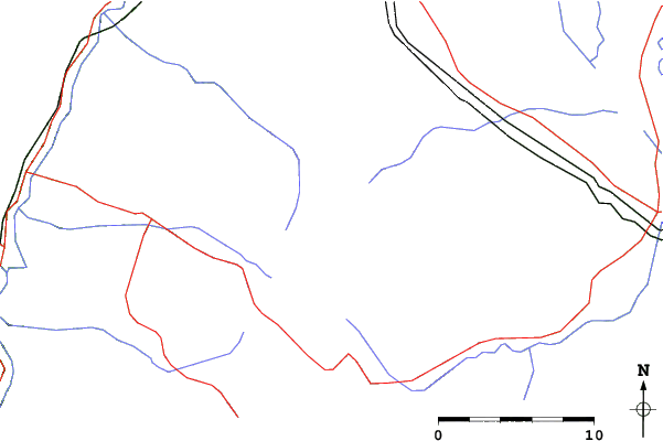 Roads and rivers close to Javalambre