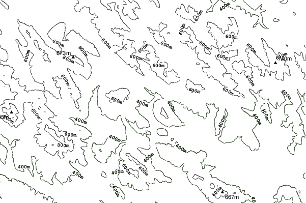 Makovica - Nižná Polianka neighbourhood contours