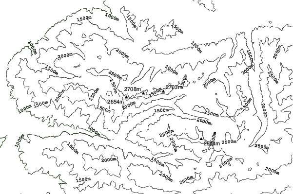 Malyovitsa neighbourhood contours