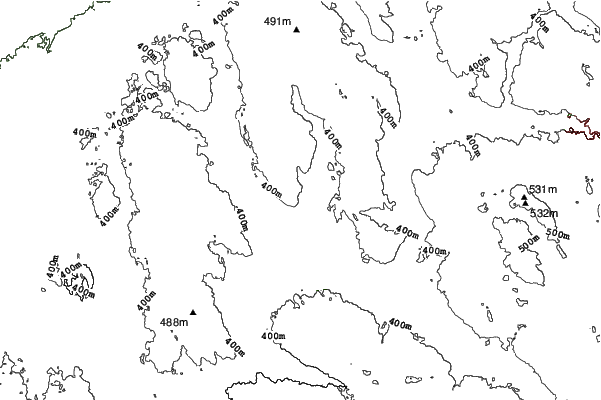 Mount Pleasant neighbourhood contours