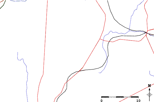 Roads and rivers close to Mount Pleasant