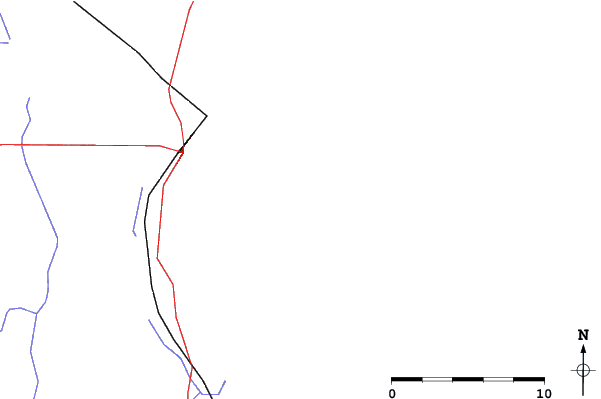 Roads and rivers close to Otsego Ski Club