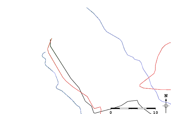 Roads and rivers close to Porcupine Mountain