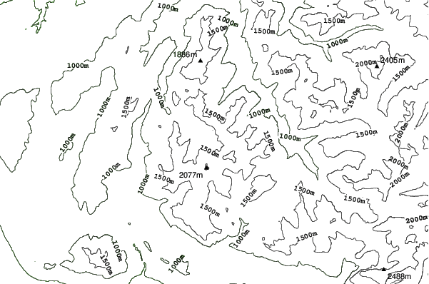 Praz De Lys Sommand neighbourhood contours