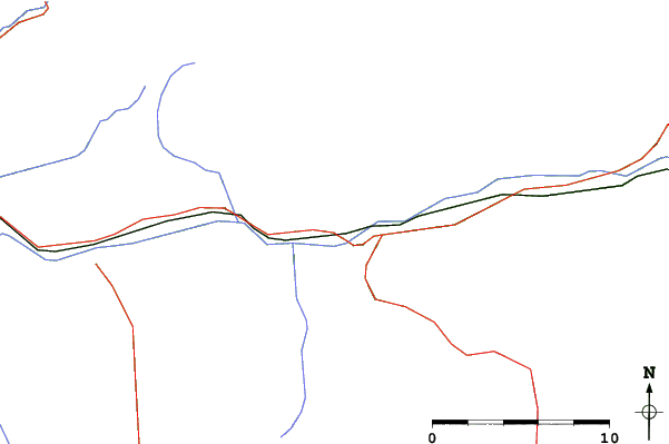 Roads and rivers close to Rohrmoos