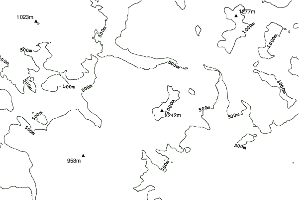 Saddleback neighbourhood contours