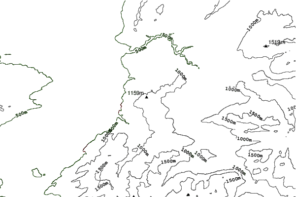 Schwarzenberg/Bödele neighbourhood contours