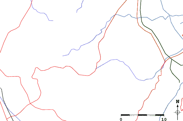 Roads and rivers close to Seli