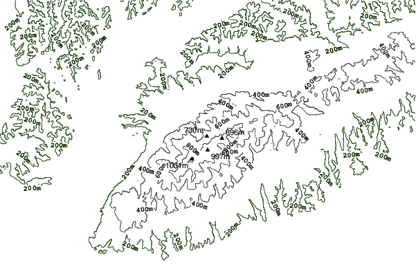 Sljeme neighbourhood contours