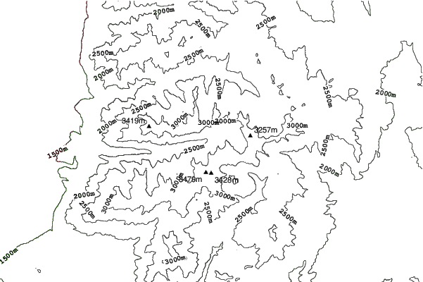 Snowbird neighbourhood contours