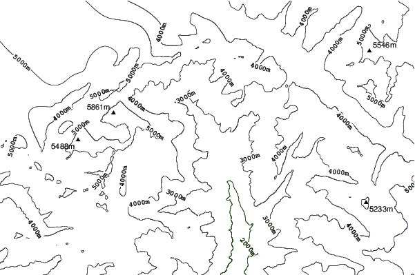 Solang Valley Ropeway & Ski Centre neighbourhood contours