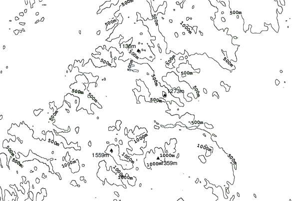 Sundsvall neighbourhood contours
