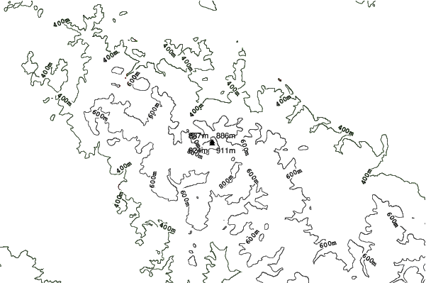 Tabarz/Inselsberg/Datenberg neighbourhood contours
