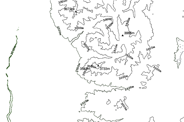Taos neighbourhood contours