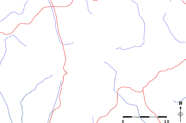 Roads and rivers close to Valdelinares