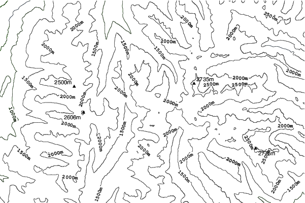 Valhalla Lodge neighbourhood contours
