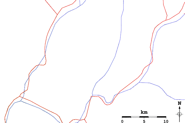 Roads and rivers close to Wanlong