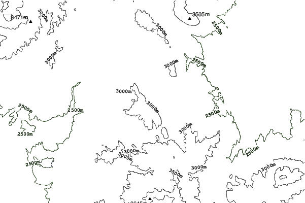 Wolf Creek Utah neighbourhood contours