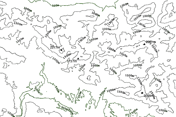 Zelenica neighbourhood contours
