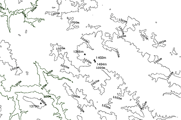 Zlatibor neighbourhood contours